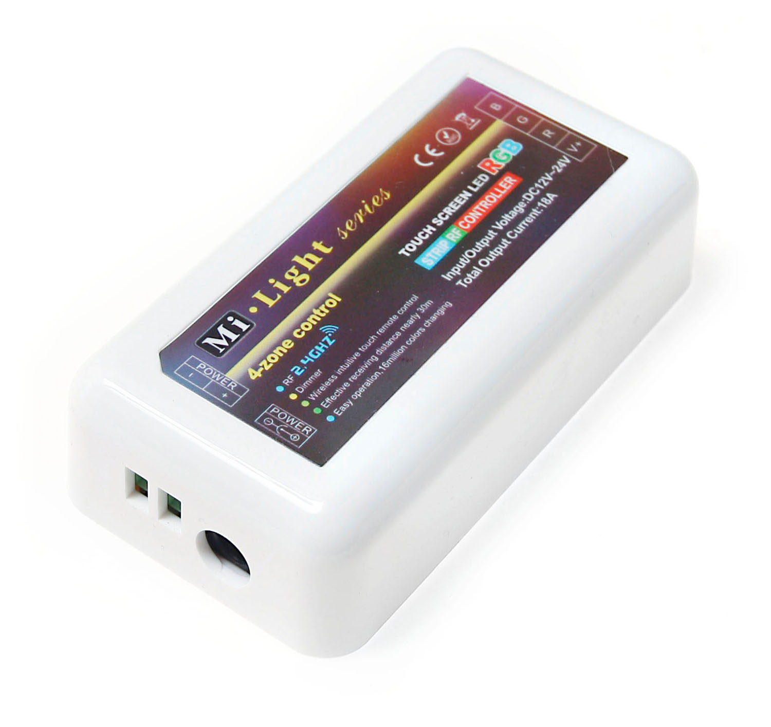 STEROWNIK STREFOWY RF-RGB-4SK DO TAŚM LED RGB Kod producenta STL001