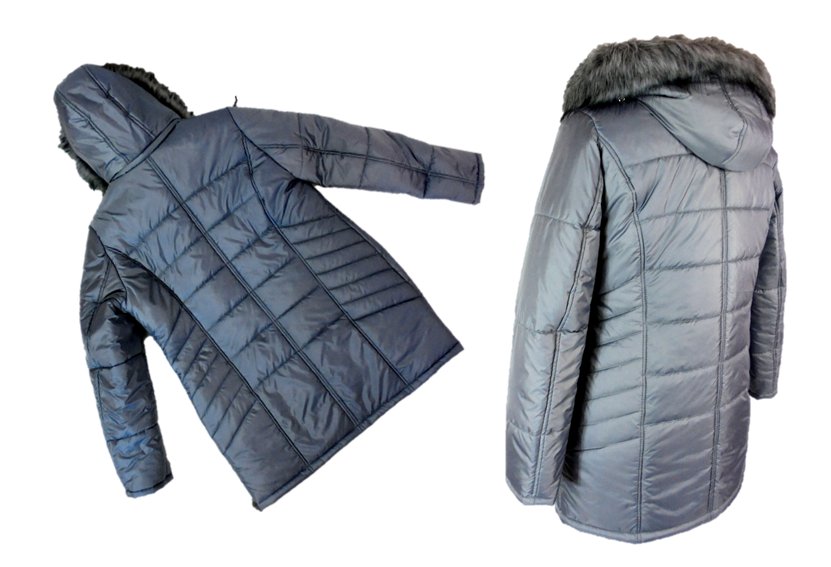 DUŻY ZIMOWY PŁASZCZ KURTKA ZIMOWA XXXL 52 54 Marka inna