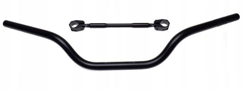 5121 - Кермо мотоцикла ALU чорний CROSS ENDURO 22m