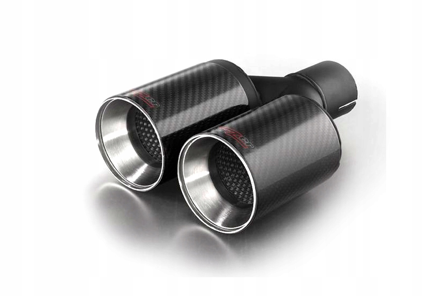 Спортивный наконечник глушителя зуммер 2X80 углеродный правый