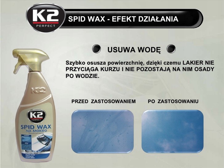 SPID WAX WOSK NA MOKRO DO OSUSZANIA KAROSERII 291 Numer katalogowy producenta 291IXE
