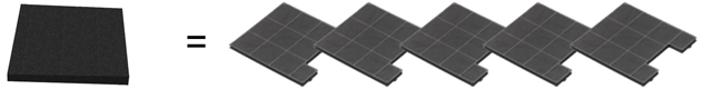 Filtr węglowy typu LONGer LIFE do GORENJE DVG 6545 Producent inny