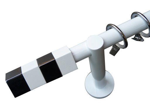 KARNISZE KARNISZ BIAŁY FIRANKA ZASŁONA 19MM 240CM EAN (GTIN) 5901225409645