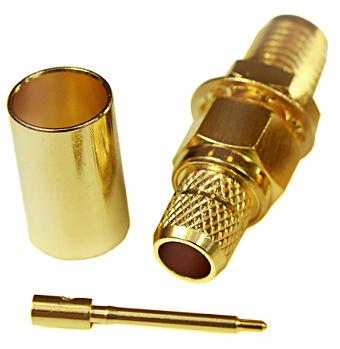 ZŁĄCZKA (GNIAZDO) RP-SMAż NA KABEL H-155 / RF-240 Producent Inna