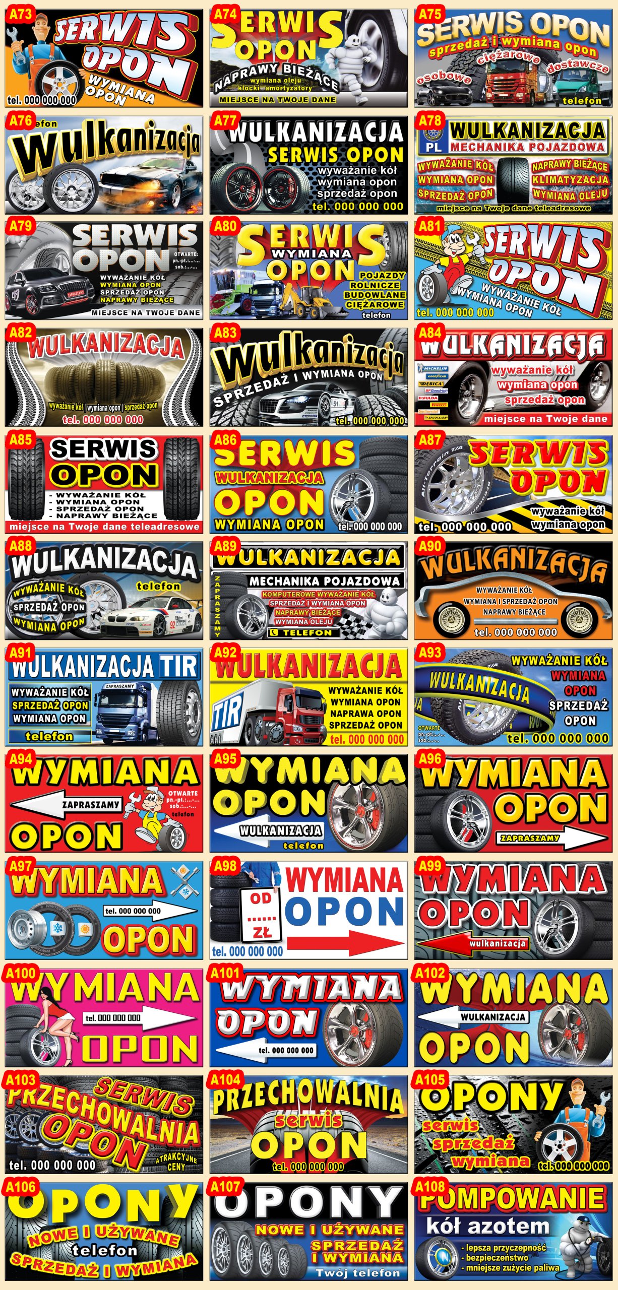 BANER 2X1 AUTO SERWIS BLACHARSTWO Lakiernictwo виробник інше