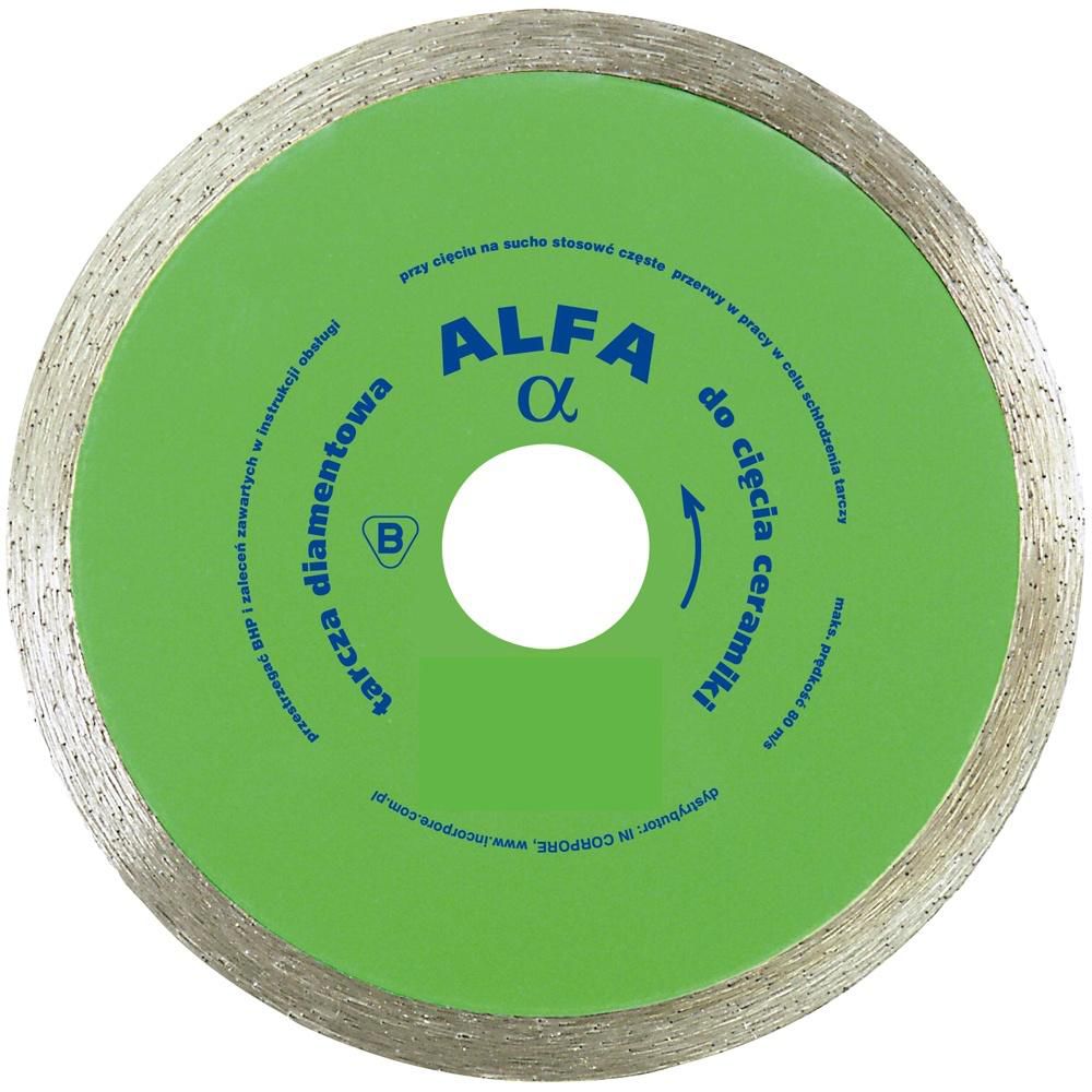 

Tarcza Diam. Do Gresu Glazury Terakoty Alfa 230MM