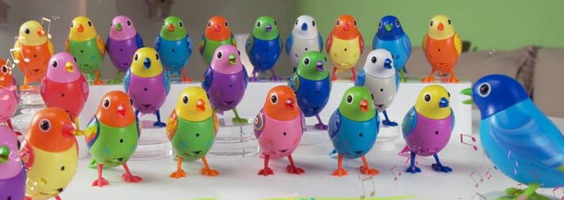 ŚPIEWAJĄCY PTAK PTASZEK DIGIBIRDS - AMBER 1 Typ figurka