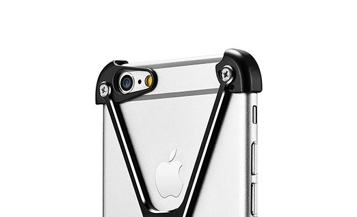ALUMINIOWE Etui iPhone 6s Case X LEKKIE Stylowe Materiał metal