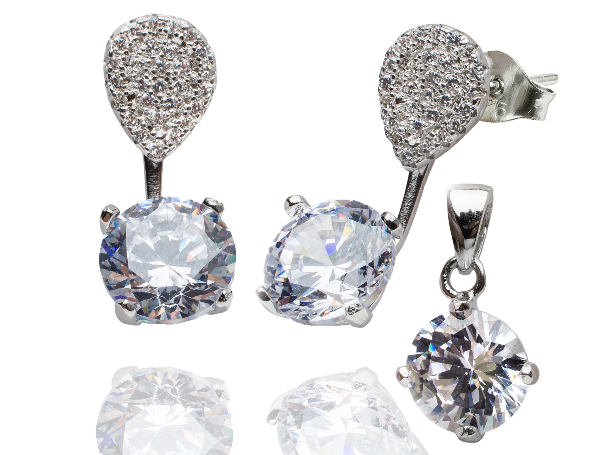 Svatba sada Náušnice a Přívěsek se zirkony