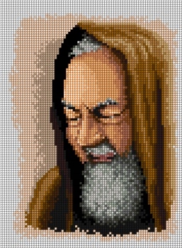 Výšivka křížová sada, kanva+mulina+jehly, 18x24