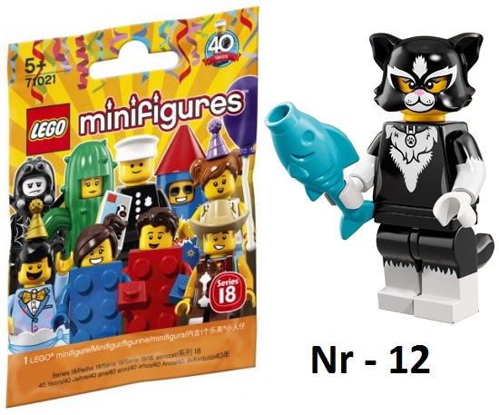 

Lego 71021 Minifigures Dziewczyna Kot Nr 12