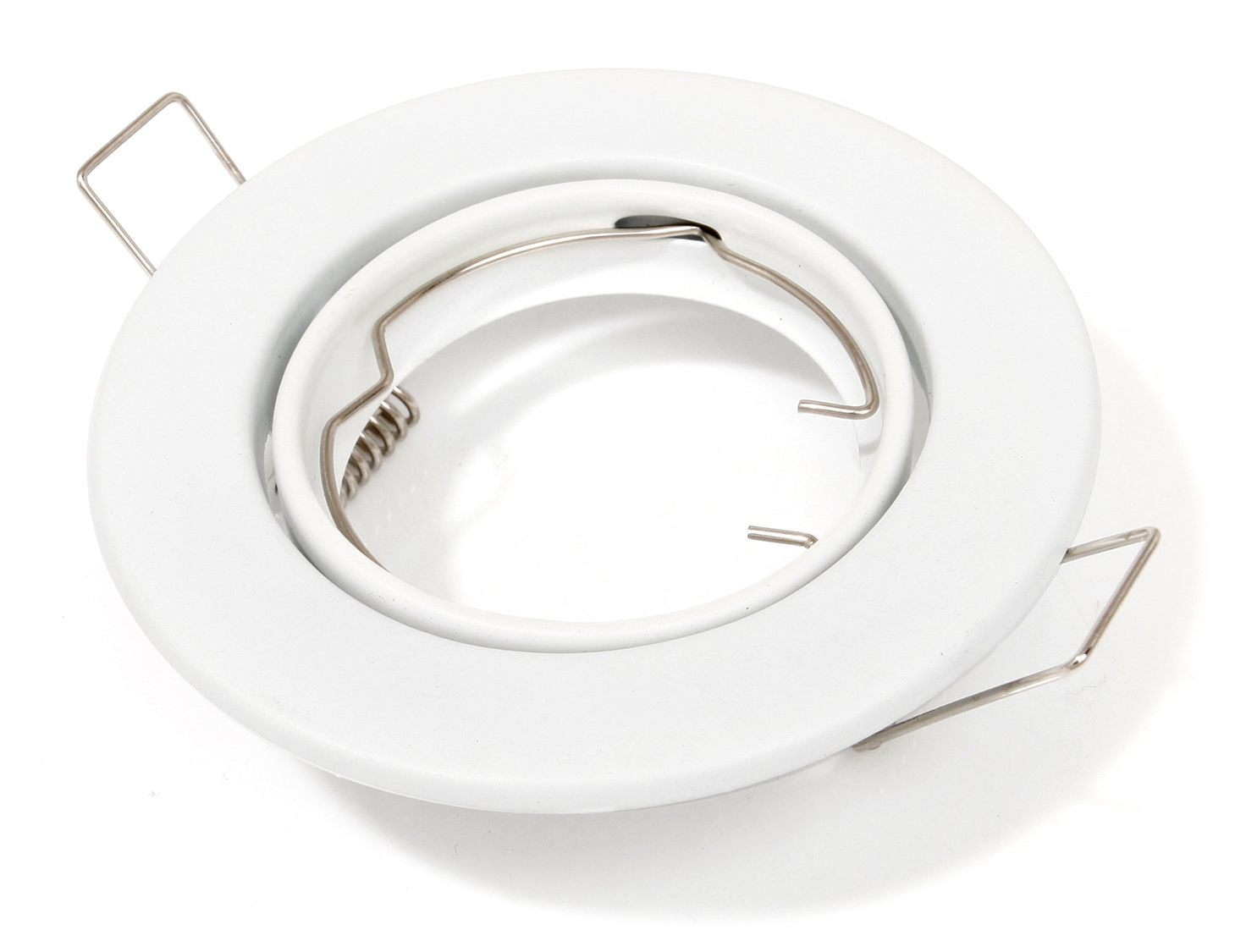 ZESTAW OPRAWA HALOGENOWA BIAŁA + LED 5W + GU10 Kod producenta OS_LL_B_R_BIAŁY