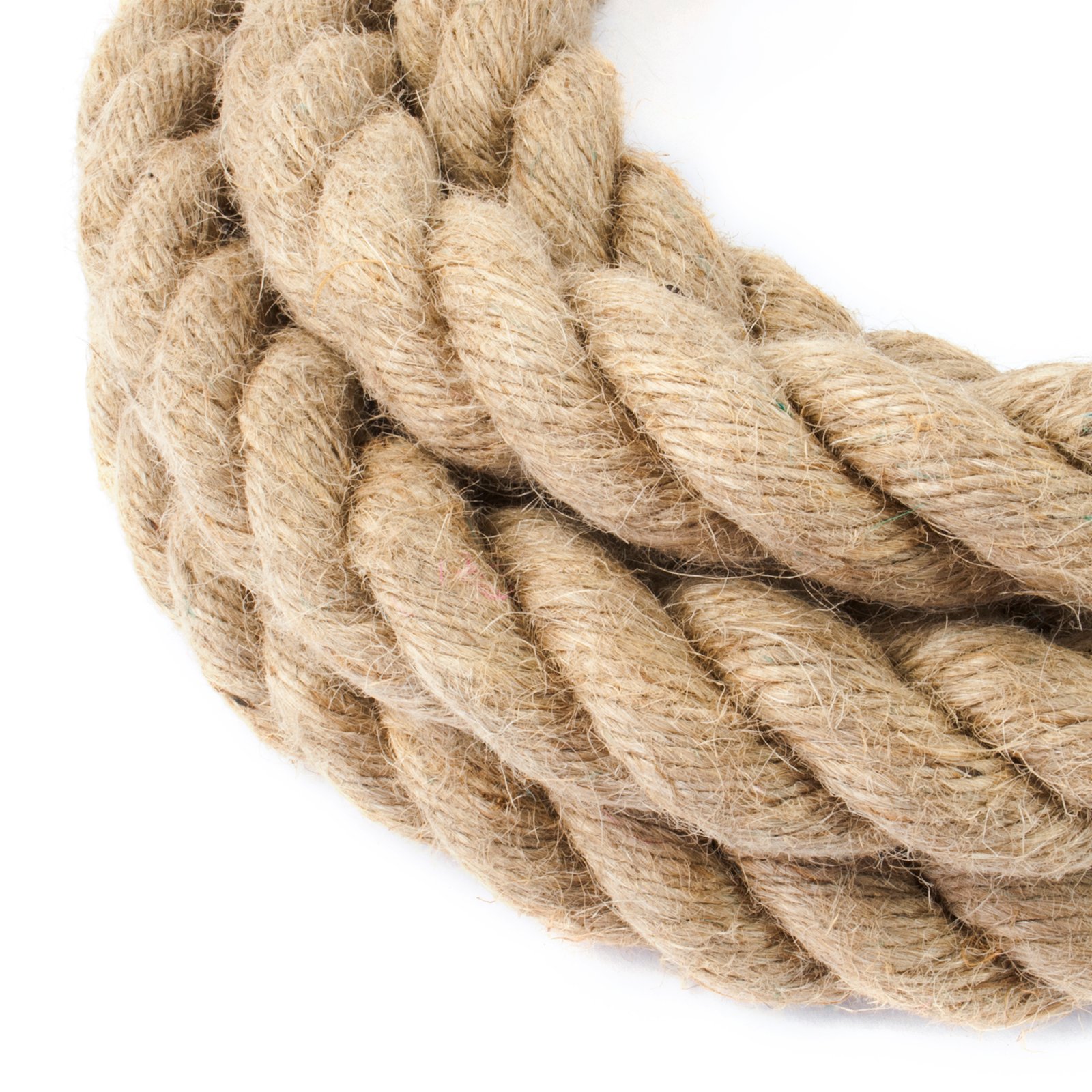 Lano Jutové lanko Juta Diy záhradná šnúra Dekoratívna námornícka 24 mm 45 m