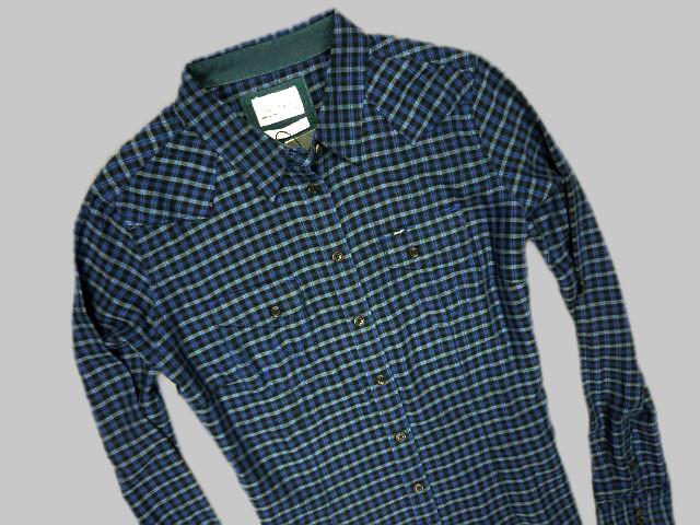 Wrangler WESTERN SHIRT KOSZULA DAMSKA KRATKA XS Dekolt kołnierzyk