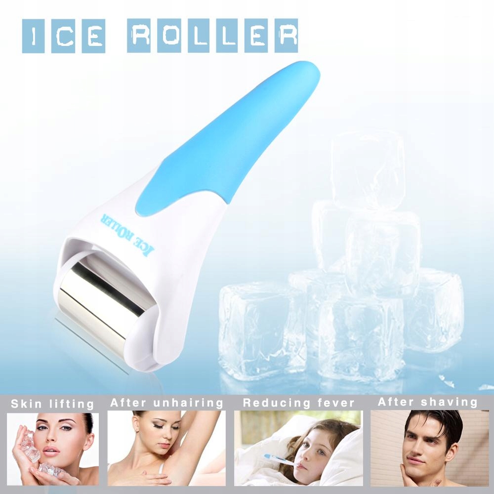 Ice Derma Roller chłodzi koi znieczula skórę Typ roller