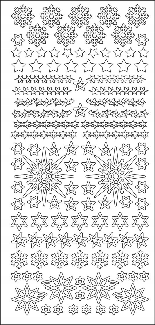 STICKERSY NAKLEJKI BOŻE NARODZENIE nr JO-148 Kolor dominujący złoty