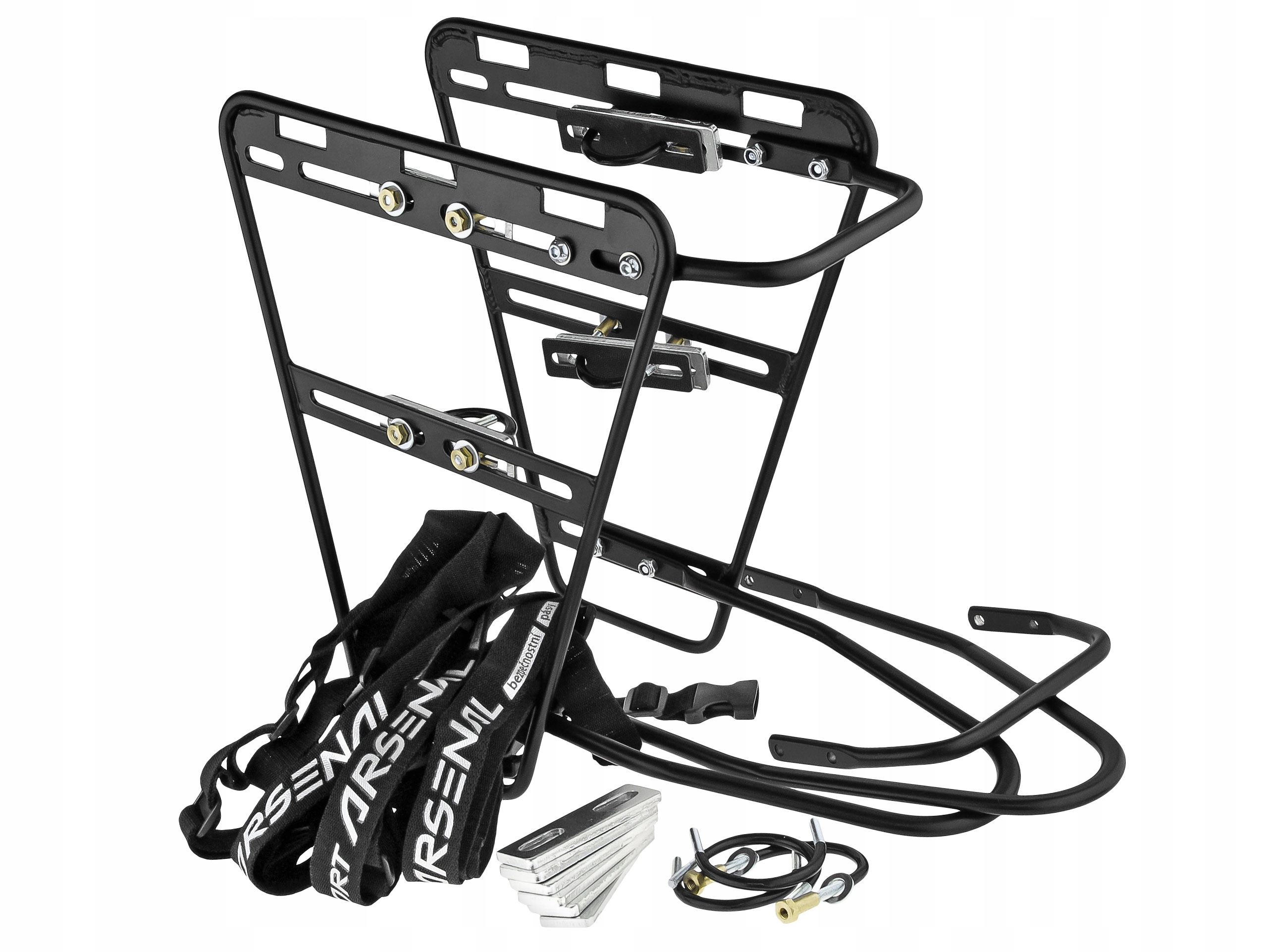 PRZEDNI BAGAŻNIK ROWEROWY SPORT ARSENAL ART. 204 EXPEDICE DO 10 kg Model Art. 204