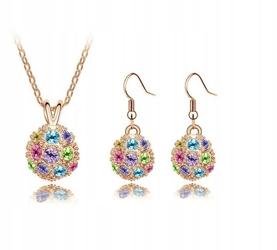 

Komplet Shamballa kr. Swarovski Wyjątkowe -35%