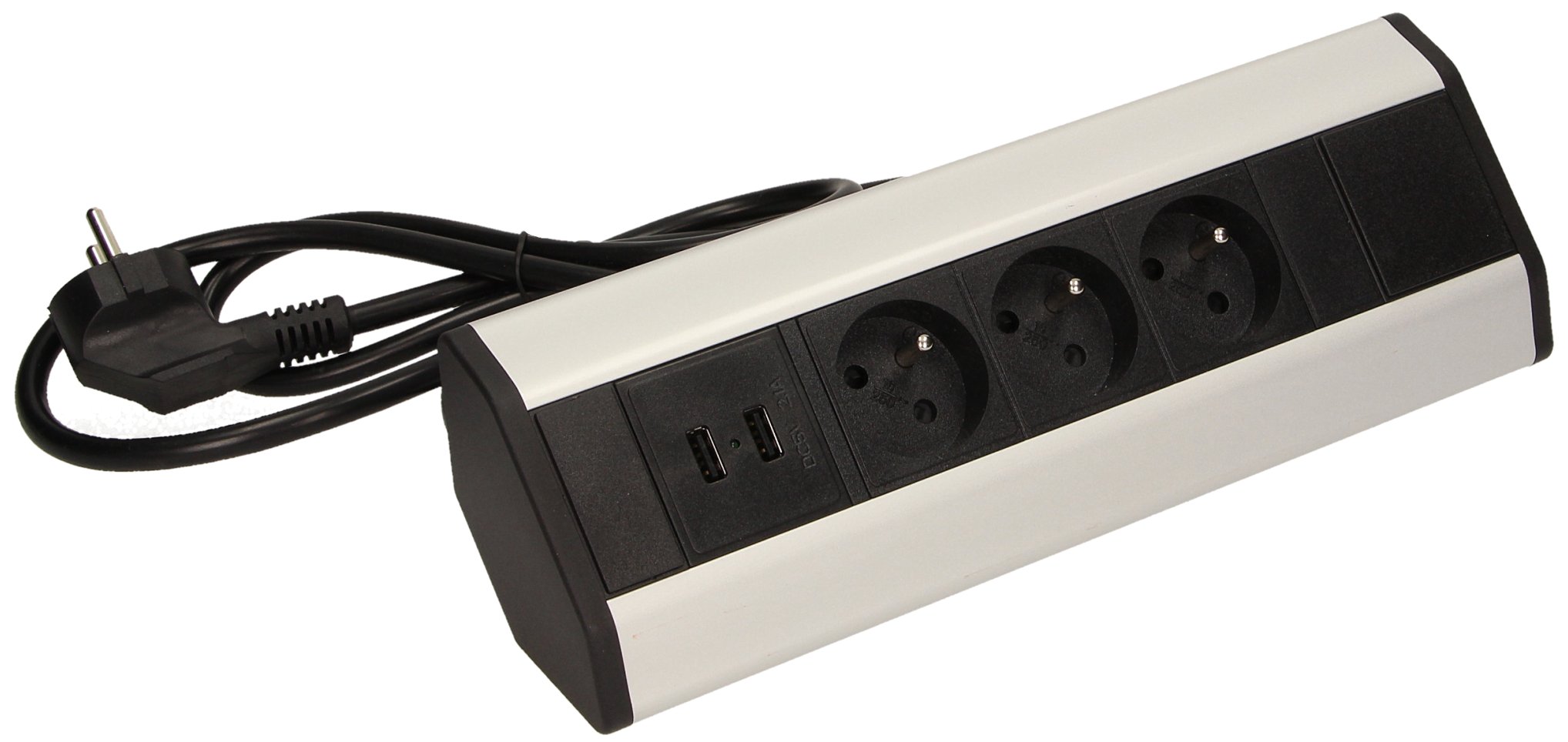 

Gniazdo Meblowe 3x250V Ac Z Usb I Przewodem 1,8M