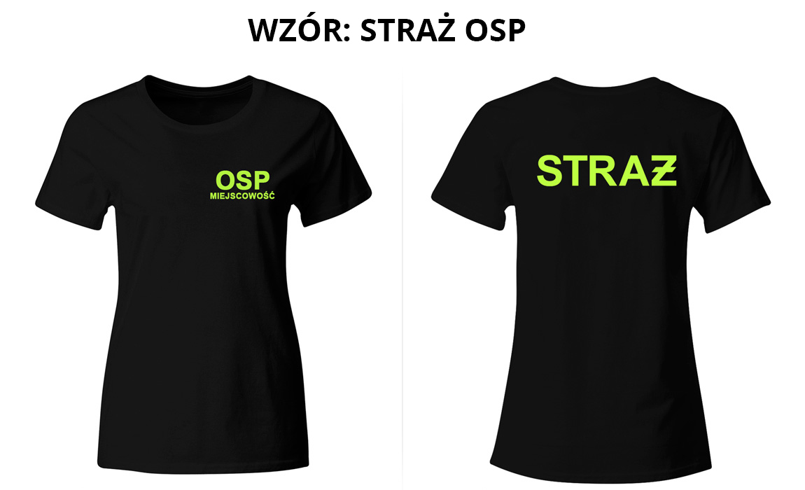 KOSZULKA STRAŻ POŻARNA STRAŻACKA OSP DAMSKA ROZ. S Marka inna