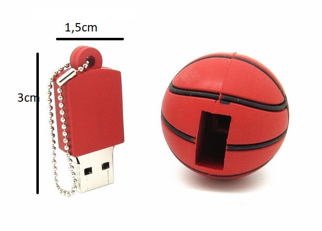 PENDRIVE 8 GB USB PIŁKA DO KOSZYKÓWKI BASKETBALL Marka inna