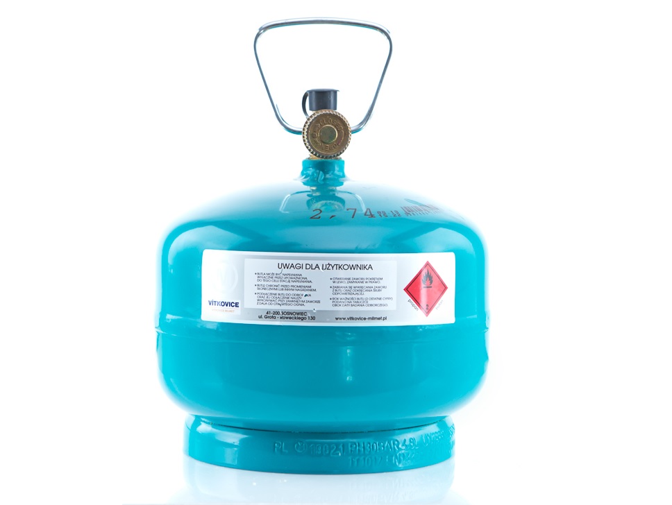 BUTLA GAZOWA PROPAN-BUTAN 3KG 7,2L TURYSTYCZNA