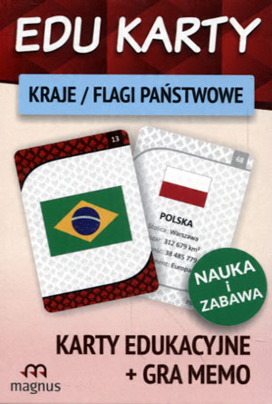 

Edu karty Kraje flagi państwowe + gra memo