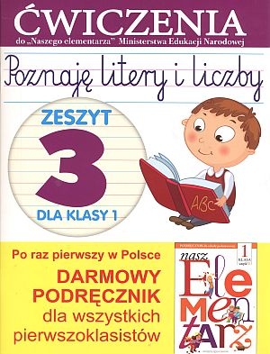 Litery i liczby zeszyt 3 Sp kl. 1 ćwiczenia Anna