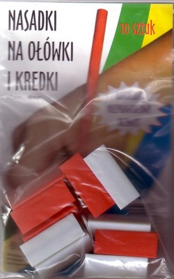 

Trójkątne nasadki na ołówki i kredki (10 szt.)