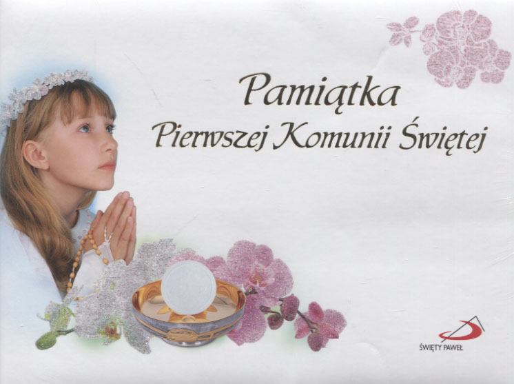 

Pamiątka Pierwszej Komunii Świętej Z Dziewczynką