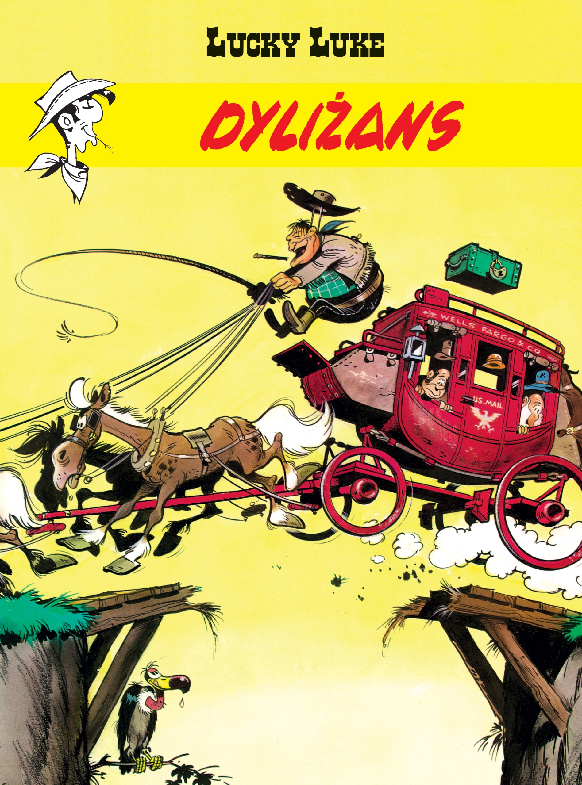 Lucky Luke. Dyliżans Rene Goscinny miękka Egmont - komiksy