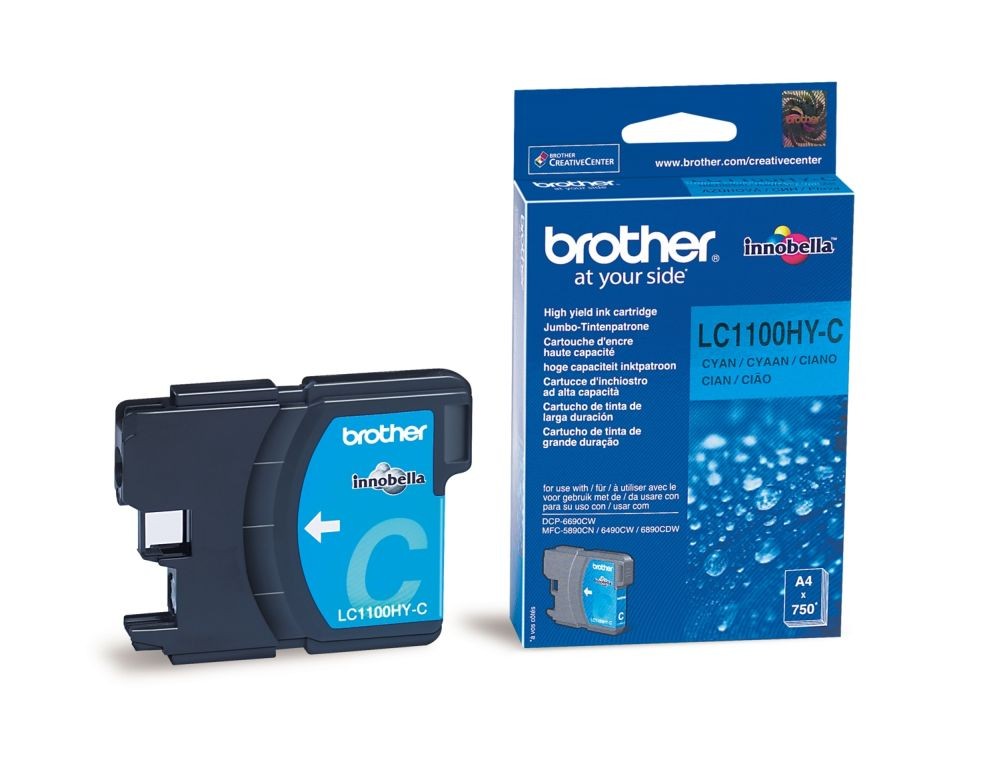 Tusz Brother LC-1100HYC LC1100HY-C niebieski (cyan)