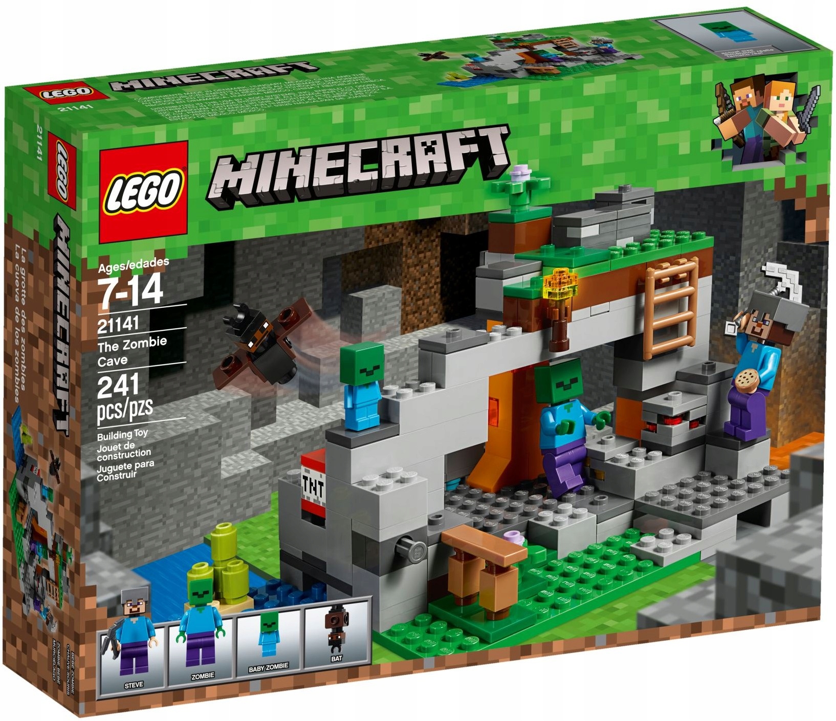 Lego minecraft 21152 пиратский корабль алекс зомби купить с доставкой​ из  Польши​ с Allegro на FastBox 8082922620