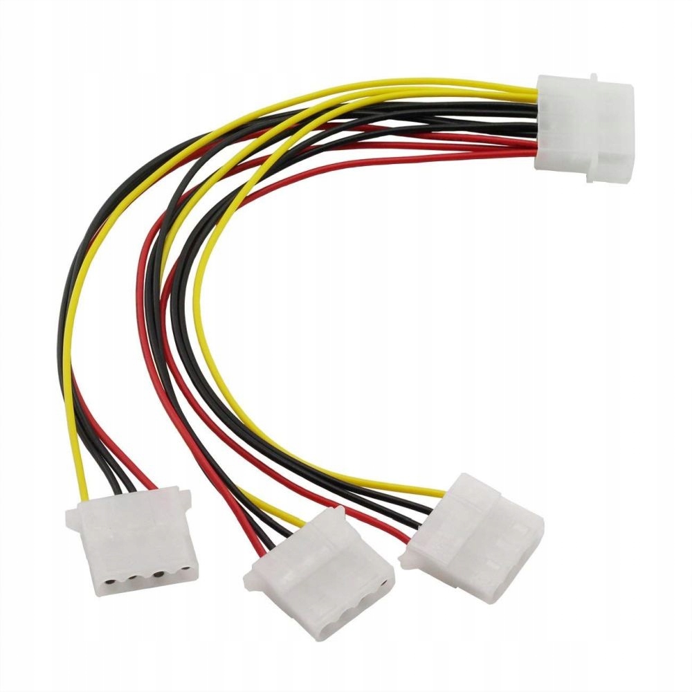 

Kabel rozdzielacz zasilania Molex 4Pin do 3x Molex