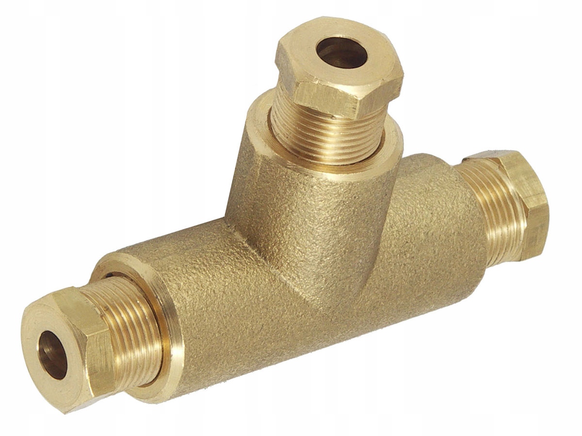 

Trójnik Złączka Rurki Miedzianej 6mm/6mm/6mm