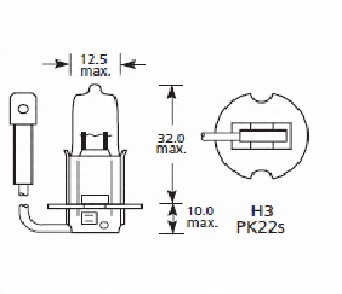 Żarówka halogenowa H3 PK22s M-Tech 24V 70W EAN (GTIN) 5901508503091