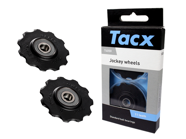 

Kółka Tacx T4050 do przerzutek Shimano 9, 10 - rz.
