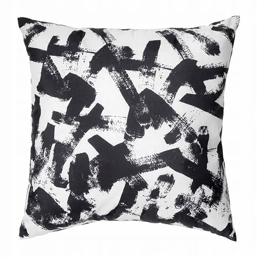 

Ikea poduszka ozdobna Turill 40x40 biały/czarny