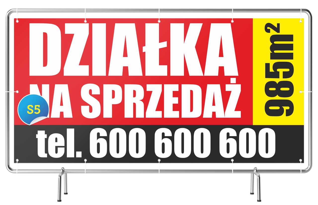 

Solidny Baner 2x1m Sprzedam DOM/Działkę/Mieszkanie