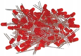 

Art Diody Led 5mm Red 0,1cd/45' Cena za 100szt