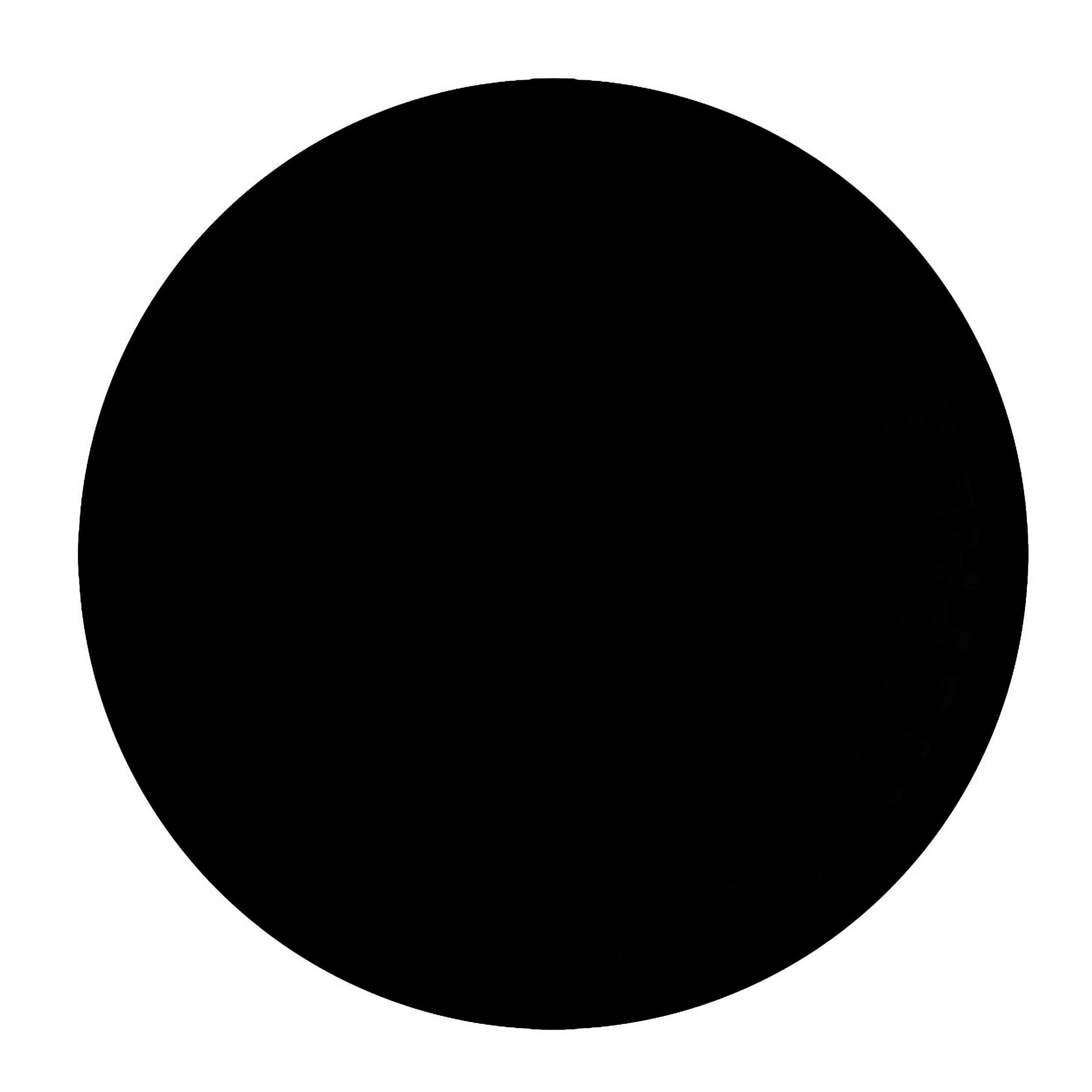 Круг черного цвета