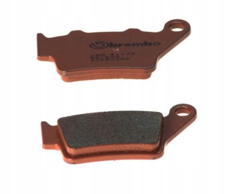 07BB02SD - ТОРМОЗНЫЕ КОЛОДКИ HAM BREMBO ЗАДНИЙ HONDA SLR650 97-98