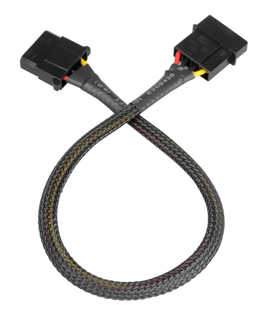 Удлинительный кабель Akasa 4pin Molex plug 30см