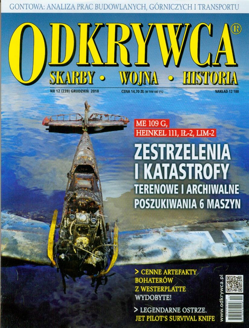 ODKRYWCA 12/2018 RIESE SOWIE GONTOWA WESTERPLATTE ISSN 9771505610056