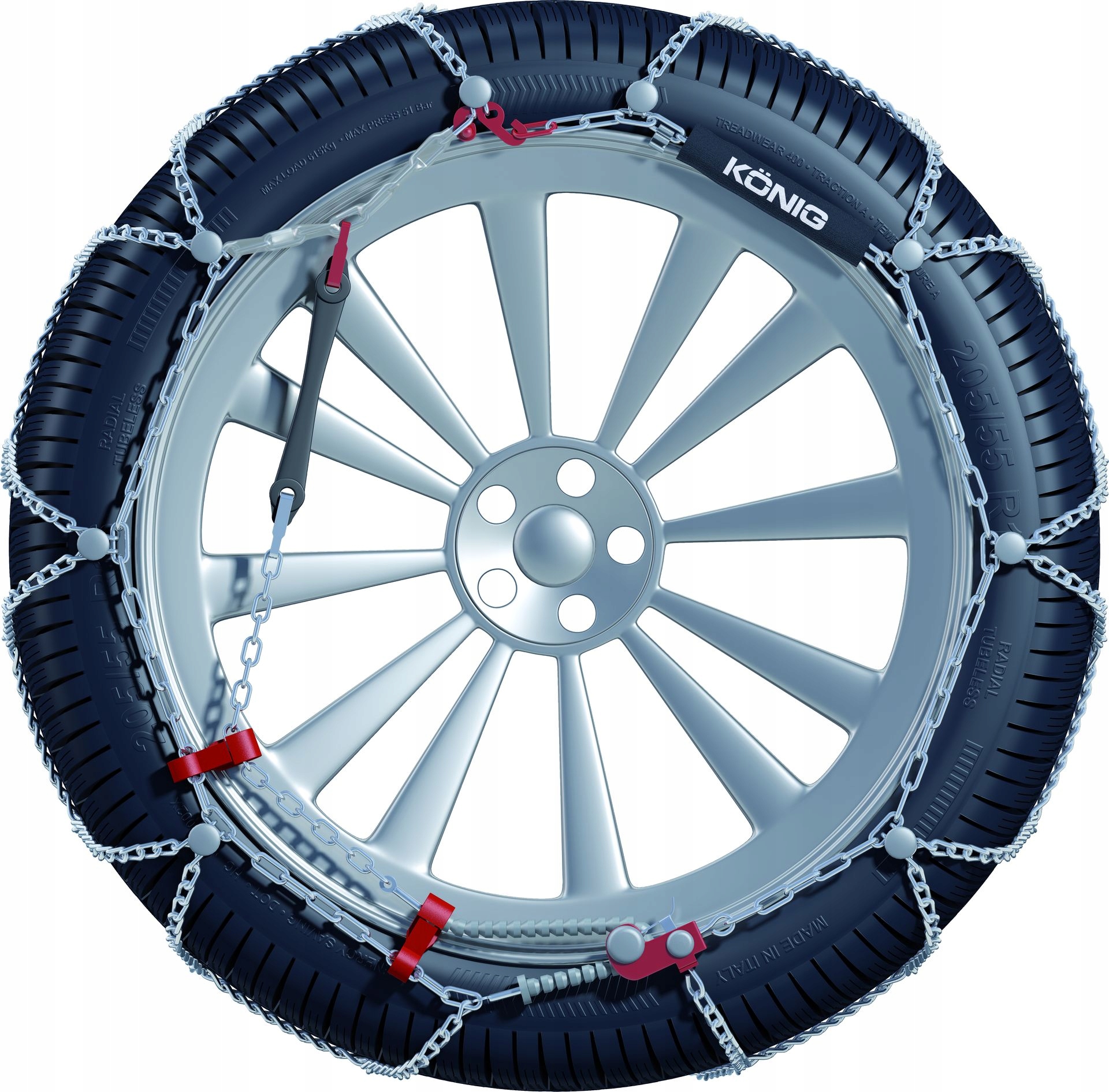 Łańcuchy śniegowe K-SLIM 7mm KN 97 225/40R18 EAN (GTIN) 8005438032229