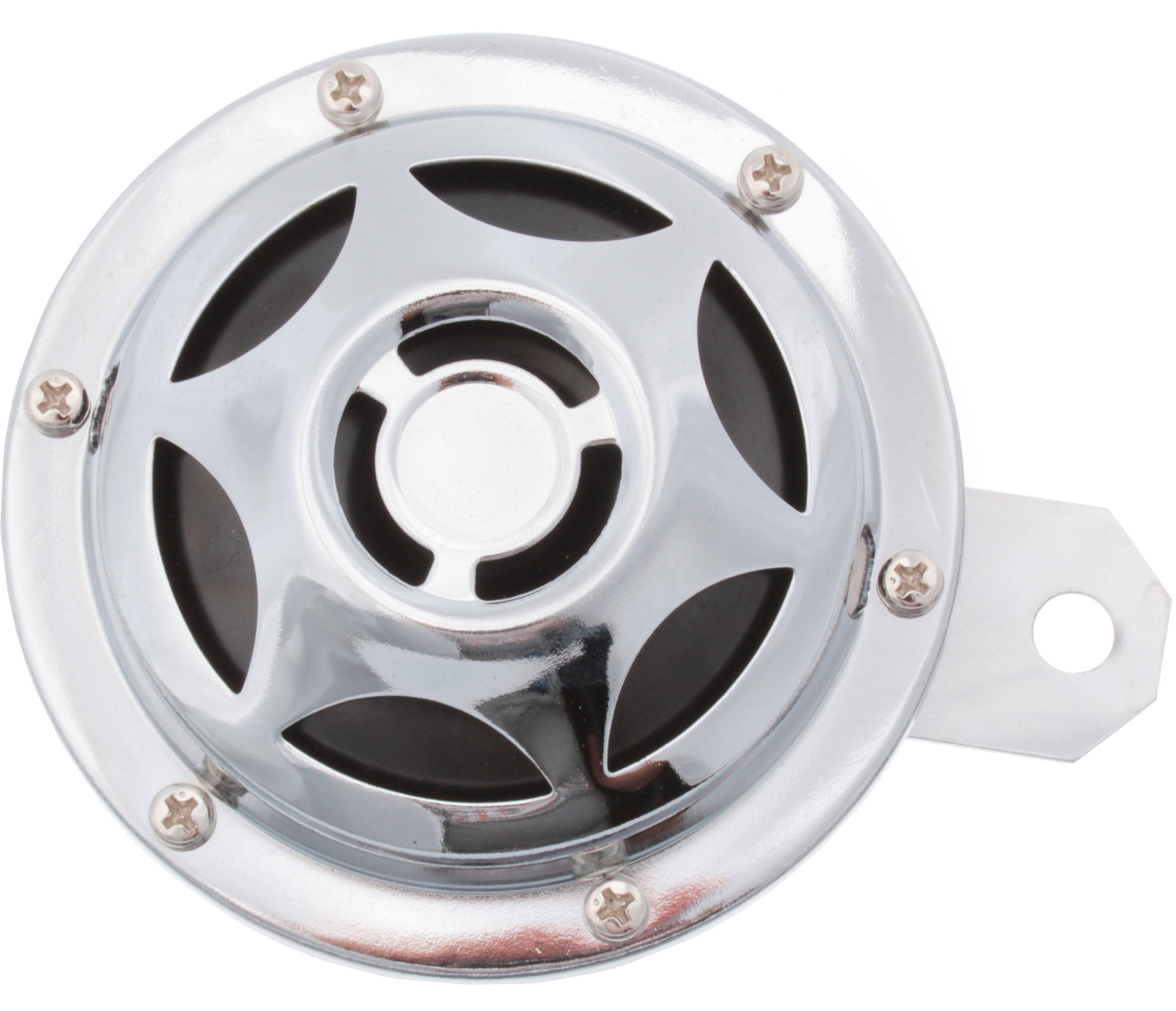 HARLEY, KLAKSON SYGNAŁ DŹWIĘKOWY CHROM GWIAZDA 12V Dopasowanie do pojazdu produkt uniwersalny