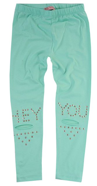 YOUR mięta LEGGINSY RYBACZKI DZIURY DŻETY 158 D2L Marka Inna marka