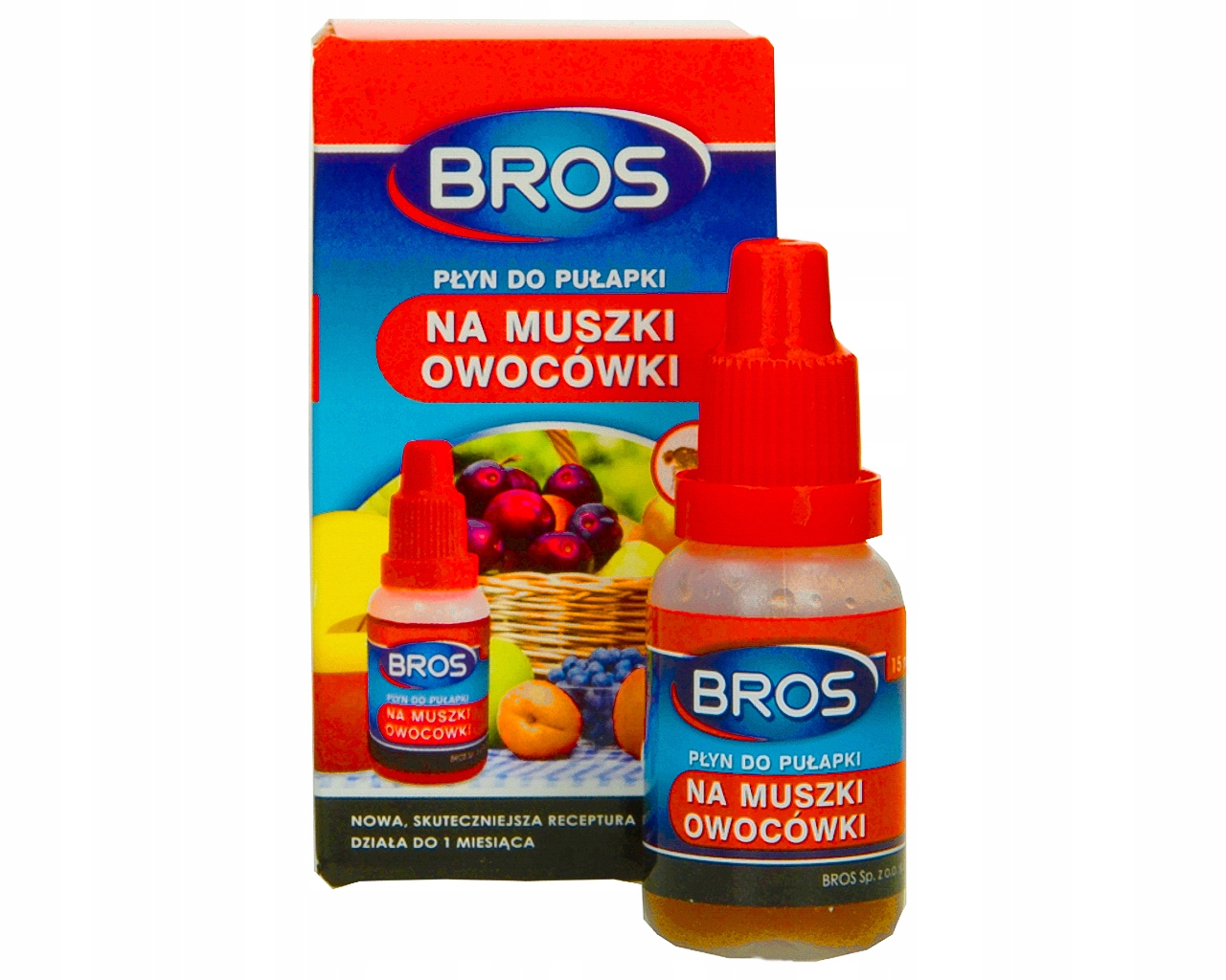 PŁYN WABIĄCY PRZYNĘTA WABIK DO PUŁAPKI NA MUSZKI OWOCÓWKI BROS 30ML Kod producenta 382