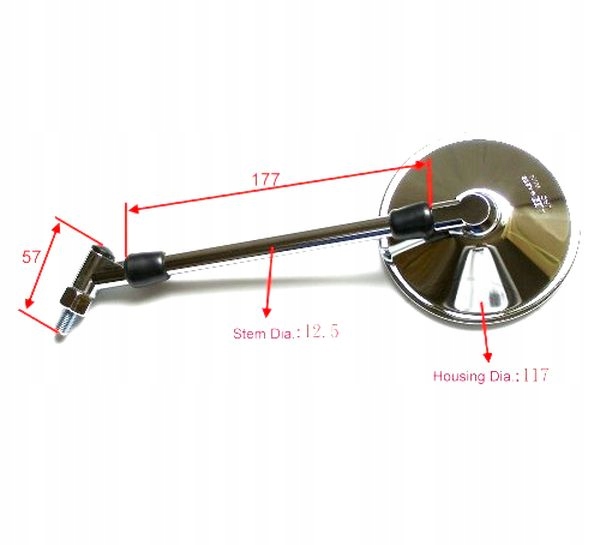 Pravé Levé Zrcátko Chrom Suzuki Gsf 1200 Bandit 95-05 Nové