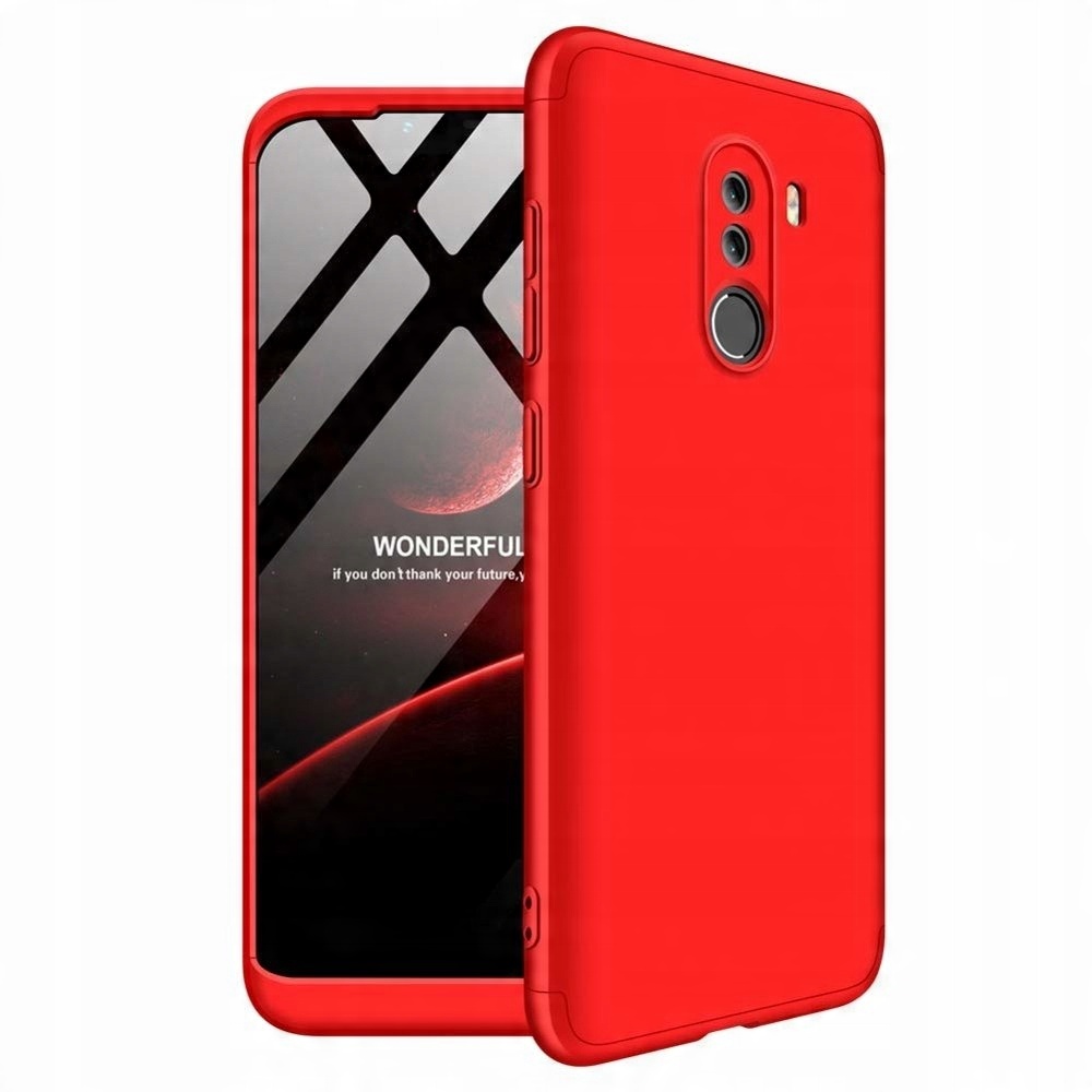 

Etui 360 3w1 Przód+tył Xiaomi Pocophone Czerwonym